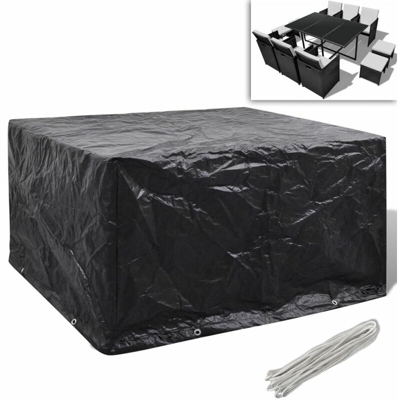 Telo di copertura per mobili in polirattan con 8 occhielli 172 x 113cm