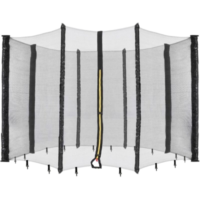 Arebos Rete di protezione per tappeto elastico 490 cm - 6 pali