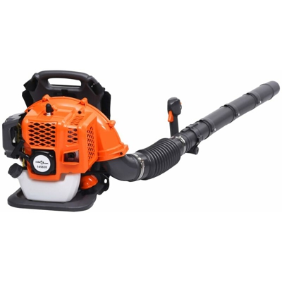 YOUTHUP Soffiatore per Foglie a Zaino a Benzina 900 m3/h 42,7 cc - Arancione