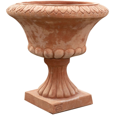 Vaso coppa in Terracotta 100% Made in Italy Lavorata a Mano