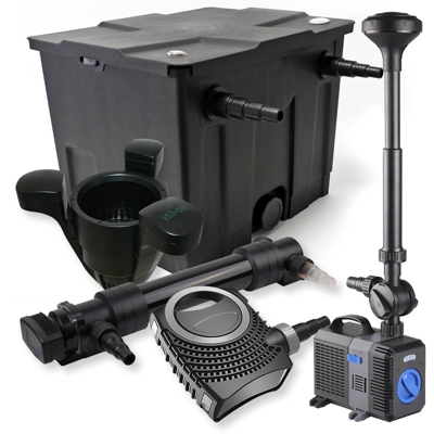 SunSun 1-CameraSet per il filtro 12000l 36W UVC Depuratore per stagni NEO8000 Pompa Fontana Skimmer