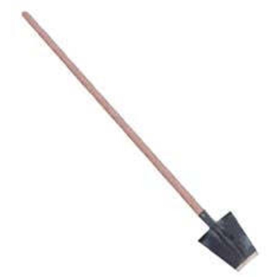 VANGA A PUNTA QUADRA CON MANICO LEGNO GR 1300 FERR 223324 - Il Campo