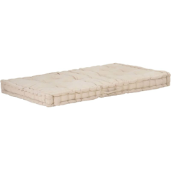 YOUTHUP Cuscino per Pallet e Pavimento in Cotone 120x80x10 cm Beige - Beige en oferta