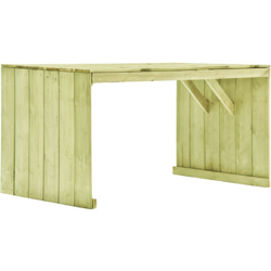 Asupermall - Tavolo da Giardino 150x87x80 cm in Legno di Pino Impregnato en oferta