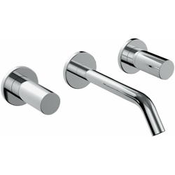 Laufen Kartell Miscelatore monocomando a 2 manopole lavabo incasso, bocca di erogazione fissa, sporgenza 175 mm, cromato - H3123360041201 características