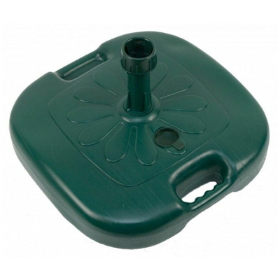 Base in plastica per ombrellone standard in pvc 45x45 verde mare spiaggia sole