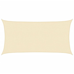 vidaXL Vela Parasole 160 g/m² Crema 2x3,5 m in HDPE - crema características