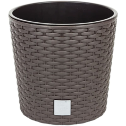 Vaso tondo 4,7 litri Rato con secchio per piantare in mocca 20 x 20 x 19 cm en oferta