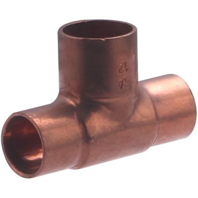 Raccordo a T in rame a saldare, femmina, ridotto, ø10-12-10 - Noyon&thiebault