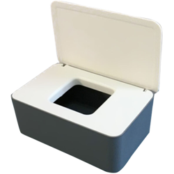 Scatola portaoggetti per maschera usa e getta Scatola per maschera con coperchio antipolvere Custodia in tessuto bagnato con coperchio Portatile per precio