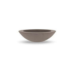 Fioriera rotonda in resina 'Genesis' 60 cm. Taupe en oferta
