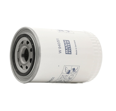 MANN-FILTER Filtro, Sistema idraulico di lavoro W 940/51