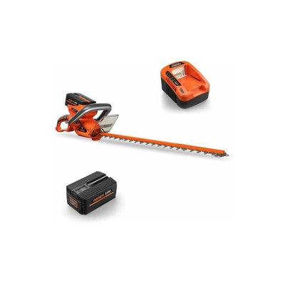 Tagliasiepi a batteria 40 V E522D - set con batteria e caricabatterie - Fuxtec