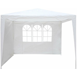 Tenda bianca di ricezione in tela - Divisorio Gazebo - 1,9 x 2,9 m en oferta