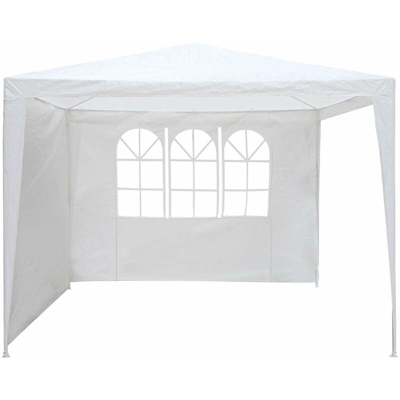 Tenda bianca di ricezione in tela - Divisorio Gazebo - 1,9 x 2,9 m