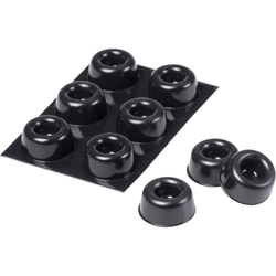 3M SJ 5009 MPBB Piedino di fissaggio autoadesivo, rotondo Nero (Ø x A) 22.3 mm x 10.1 mm 6 pz. en oferta