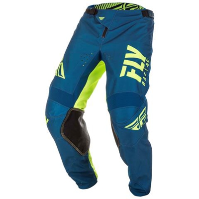 Pantaloni Motocross Fly Racing 2019 Kinetic Shield Blu Scuro Hi Vis (34 Vita = Eu 50, Blu Scuro)