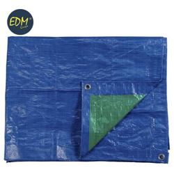 Tendalino 5x8mts occhielli in metallo blu / verde a doppia faccia densità 90 gr / m2 precio