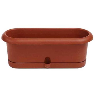 Vaso Piera Ovale Riserva Acqua 30 - Stefanplast