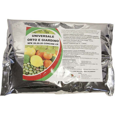 Concime Universale 20.20.20 Npk con Azoto Fosforo Potassio | 1 Kg