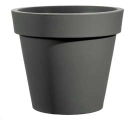 Vaso rotondo in resina 'Easy' 25 cm. Antracite precio