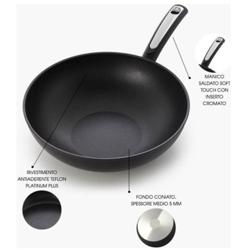 Illa Padella Wok 28cm Induction My Chef en oferta