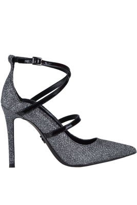 Geneva glittered pumps