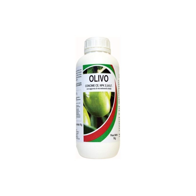Concime Liquido con Azoto Fosforo e Potassio Specifico Fertilizzante per Olivo | 1 Litro