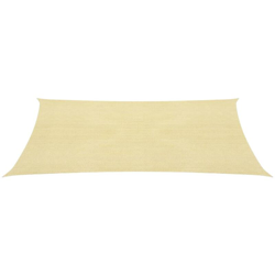 YOUTHUP Parasole a Vela HDPE Rettangolare 2x4 Beige - Beige en oferta