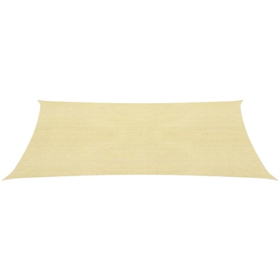 YOUTHUP Parasole a Vela HDPE Rettangolare 2x4 Beige - Beige