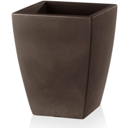 Vaso Quadro Veneto Essential in resina per fiori e piante da esterno e giardino. -50 cm / Antracite precio