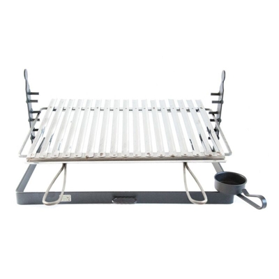 Graticola bistecchiera griglia norcia cm 50x40 barbecue caminetti