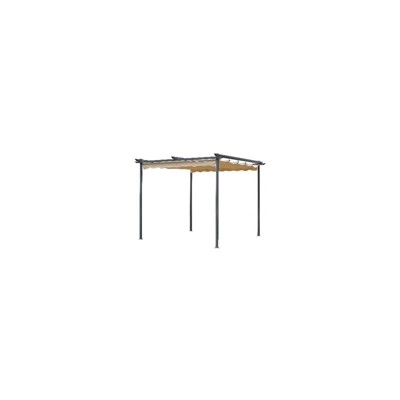 Pergola Santiago 3X3 Mt Beige In Acciaio