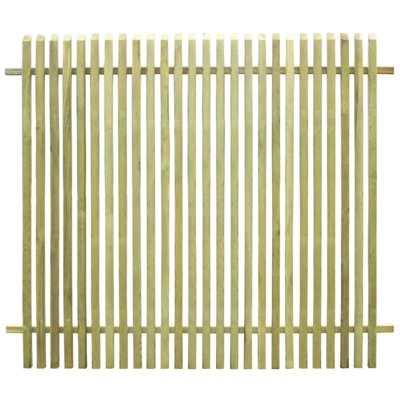 Recinzione da Giardino in Legno di Pino Impregnato 170x150 cm