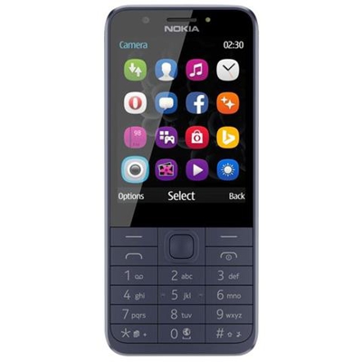 230 Pocket Blu Dual Sim Display 2.8'' Slot microSD Radio FM Bluetooth Fotocamera 2MP Italia