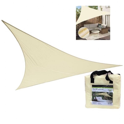 Telo vela ombra ombreggiante triangolare triangolo MT 3X3X3 copertura ecru