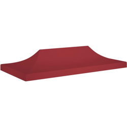 Tetto per Tendone per Feste 6x3 m Rosso Borgogna 270 g/m² - Rosso - Vidaxl precio