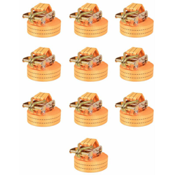 Cinghie d'Ancoraggio a Cricchetto 1 T mt 6x38 mm Arancione modelli : 10 Pz precio