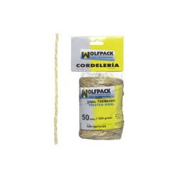 Sisal Rope Nº1 2 Cabos (Bobina 220 gr. / 50 m.) precio