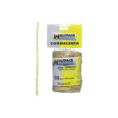 Sisal Rope Nº1 2 Cabos (Bobina 220 gr. / 50 m.)