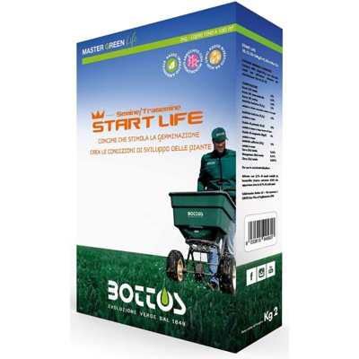 Concime per prato MG Life Start Life 2kg Bottos