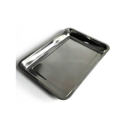Vassoio Guantiera Rettangolare In Acciaio Inox Portata Cucina 32 X 22 X 4,8 Cm precio