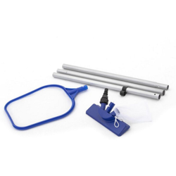 Bestway 58013 kit di manutenzione e pulizia per piscina piscine asta con retino aspiratore sacco raccoglitore precio