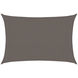 vidaXL Vela Parasole 160 g/m² Antracite 3x5 m in HDPE - Antracite características