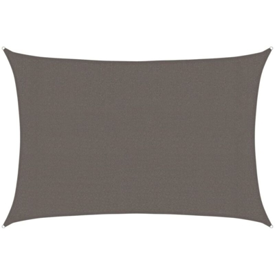 vidaXL Vela Parasole 160 g/m² Antracite 3x5 m in HDPE - Antracite