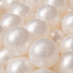 300 ? 6CM Palline Morbide Colorate Per Piscina Bambini Fatto In EU, Perla - perla - Kiddymoon precio