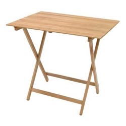 Okaffarefatto - Tavolo in legno naturale richiudibile salvaspazio picnic cm 80x60 precio