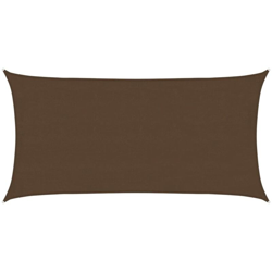 vidaXL Vela Parasole 160 g/m² Marrone 4x7 m in HDPE - Marrone características