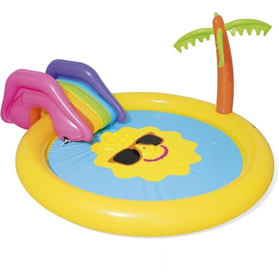 Bestway - Piscina Gonfiabile Playcenter Sunnyland Bambini 140x130cm con Scivolo