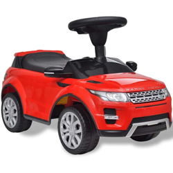 vidaXL Macchina a Spinta per Bambini con Musica Land Rover 348 Rossa - Rosso características